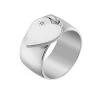Bague Large HEARTY - Cristal / Argenté -Accessoires De Mode 02220459 136 52 01