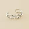 Bague Ajustable CHAIN - Argenté -Accessoires De Mode 02220470 050 52 01