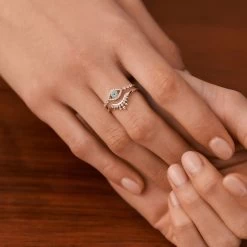 Bague Fine LUCKY EYE - Cristal / Argenté -Accessoires De Mode 02220493 136 52 M2