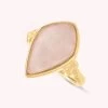 Bague Fine MOON - Quartz Rose -Accessoires De Mode 02280030 307 51 01