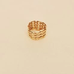 Bague Large MINUIT - Doré