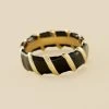 Bague Fine SESHA - Noir / Doré -Accessoires De Mode 02280034 270 52 01