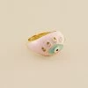 Bague Large CYCLADES - Rose Pâle/ Doré -Accessoires De Mode 02280248 895 52 01