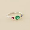 Bague Fine ASTRE - Multicolore / Doré -Accessoires De Mode 02290025 256 52 01