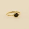 Bague Fine ATMA - Onyx/ Vert 1 Bague Fine ATMA - Onyx/ Vert -Accessoires De Mode 02290030 513 52 01