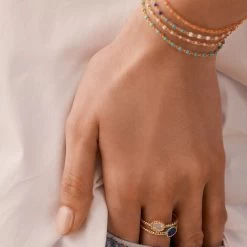 Bague Fine ATMA - Nacre /rose -Accessoires De Mode 02290030 642 52 M2