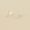 Boucles D'oreilles Puces BARSHINE - Cristal / Argenté -Accessoires De Mode 02320642 136 TU 01
