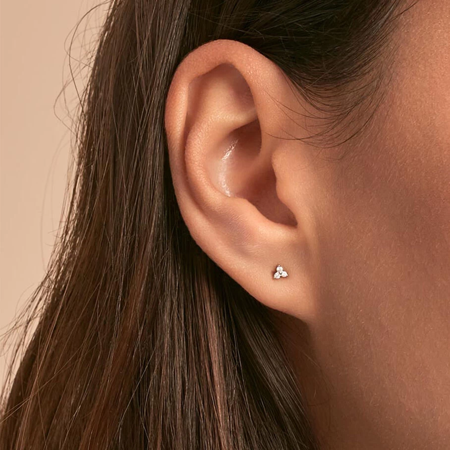 Piercing Puce MINPUNTA - Cristal / Argenté 4 Piercing Puce MINPUNTA - Cristal / Argenté – Image 2