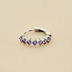 Piercing Créole RADIANTE - Lilas