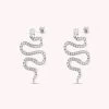 Boucles D'oreilles Pendantes SNAKY - Cristal / Argenté -Accessoires De Mode 02321231 136 TU 01