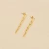 Boucles D'oreilles Pendantes CHAIN - Doré 1 Boucles D'oreilles Pendantes CHAIN - Doré -Accessoires De Mode 02350942 157 TU 01