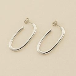 Créoles CHAIN - Argenté