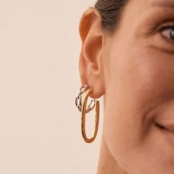 Créoles CHAIN - Doré -Accessoires De Mode 02350944 157 TU M2