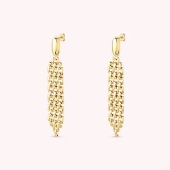 Accessoires De Mode 32 Boucles D'oreilles Pendantes MINUIT - Doré