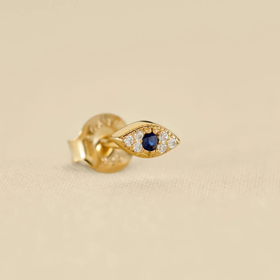 Piercing Puce AZUL - Bleu / Doré 3 Piercing Puce AZUL - Bleu / Doré