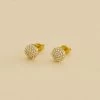 Boucles D'oreilles Puces CRISTAL - Cristal / Doré -Accessoires De Mode 02390110 137 TU 01