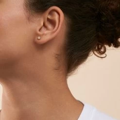 Boucles D'oreilles Puces BRILLANT - Cristal / Doré 5 Boucles D'oreilles Puces BRILLANT - Cristal / Doré -Accessoires De Mode 02390113 137 TU M1