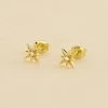 Boucles D'oreilles Puces OURSE - Cristal / Doré -Accessoires De Mode 02390114 137 TU 01