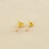 Boucles D'oreilles Puces BARSHINE - Cristal / Doré 2 Boucles D'oreilles Puces BARSHINE - Cristal / Doré -Accessoires De Mode 02390117 137 TU 01