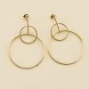 Boucles D'oreilles Pendantes CASSINI - Doré -Accessoires De Mode 02390140 157 TU 01