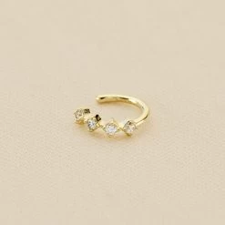 Piercing Ear Cuff OFEE - Cristal / Doré