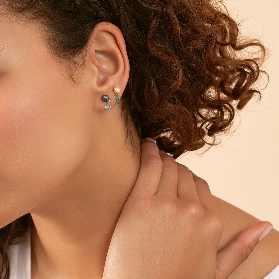 Piercing Puce MIX& MATCH - Vert D Eau 4 Piercing Puce MIX& MATCH - Vert D Eau – Image 2