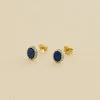 Boucles D'oreilles Puces ATMA - Lapis/ Bleu -Accessoires De Mode 02390798 857 TU 01