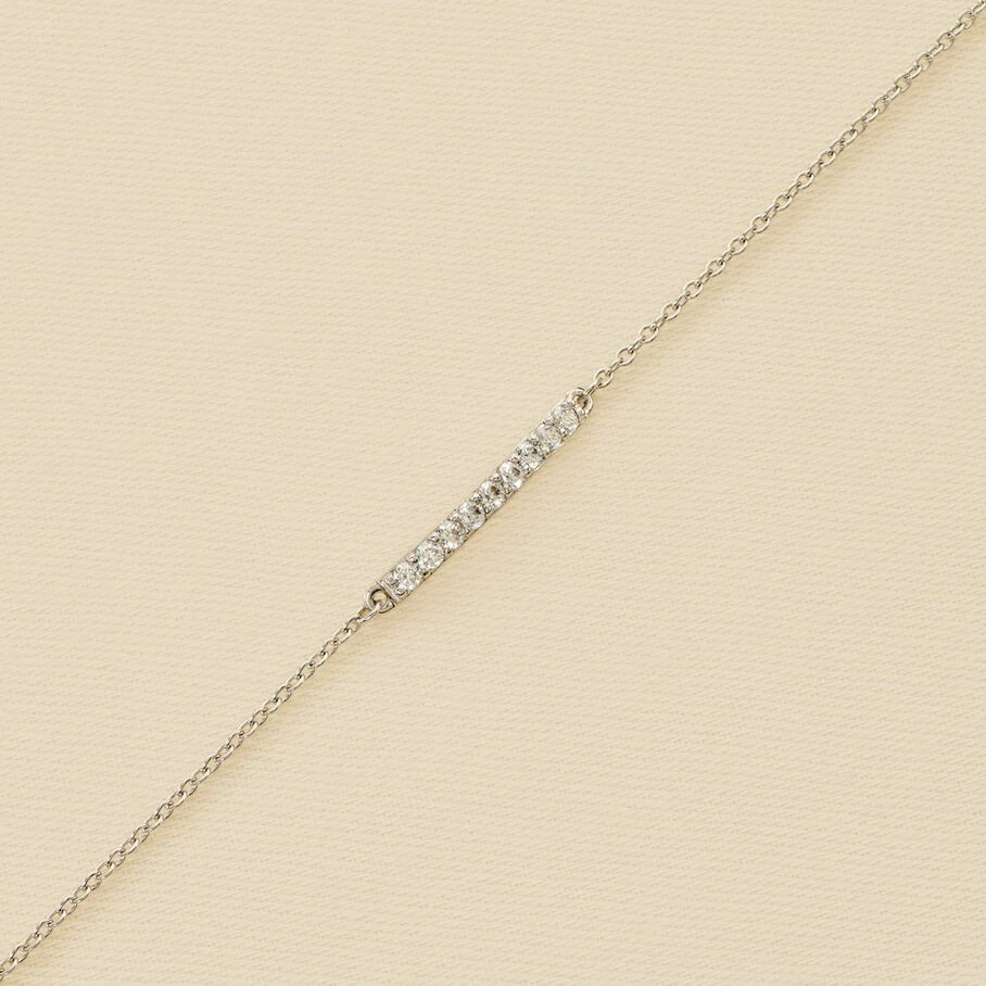 Bracelet Souple BARSHINE - Cristal / Argenté 3 Bracelet Souple BARSHINE - Cristal / Argenté