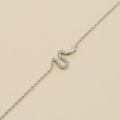 Bracelet Souple SNAKY - Cristal / Argenté