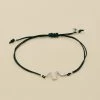 Bracelet Cordon SNAKY - Cristal / Noir