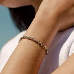 Bracelet Souple ARGENT - Argenté -Accessoires De Mode 02420762 050 TU M2