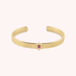 Jonc BAIA - Fuchsia / Doré