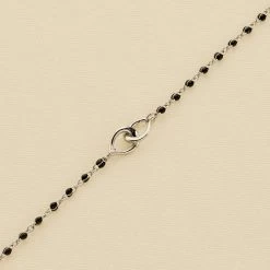 Bracelet Souple SMARTY - Noir / Argenté