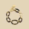 Bracelet Souple BOUCLE - Ecaille / Doré -Accessoires De Mode 02480102 173 TU 01