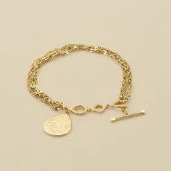 Bracelet Souple NEBET - Doré