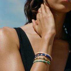 Jonc CYCLADES - Rose Pâle/ Doré -Accessoires De Mode 02480276 895 TU M2