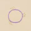 Bracelet Souple RODEO - Mauve / Doré -Accessoires De Mode 02480282 405 TU 01