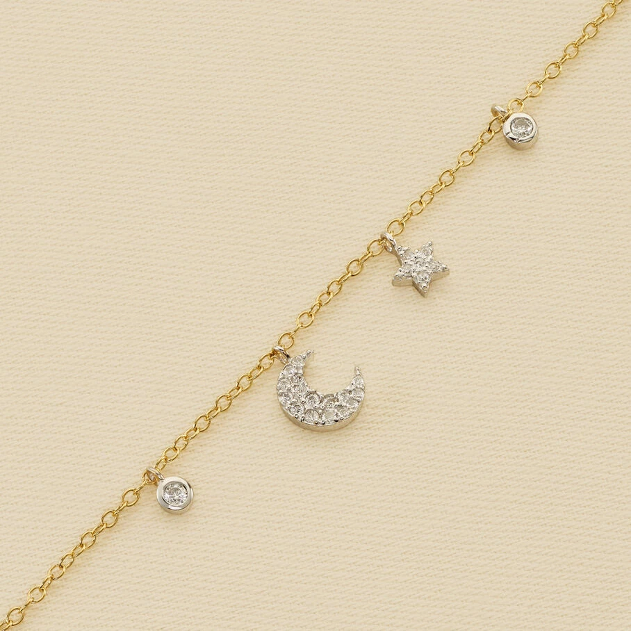 Bracelet Souple SARA - Argenté / Doré 3 Bracelet Souple SARA - Argenté / Doré