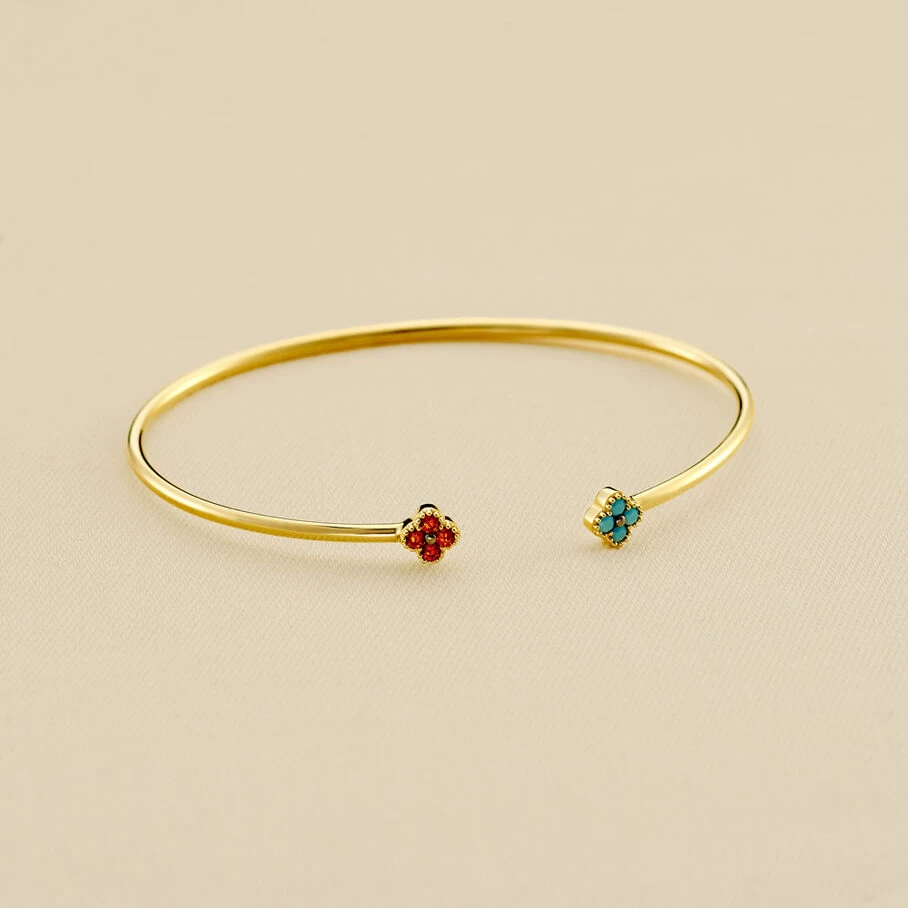 Jonc BELOVED - Multicolore / Doré 3 Jonc BELOVED - Multicolore / Doré