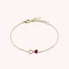 Bracelet Souple BEGUIN - Rouge / Doré 1 Bracelet Souple BEGUIN - Rouge / Doré -Accessoires De Mode 02490078 324 TU 01