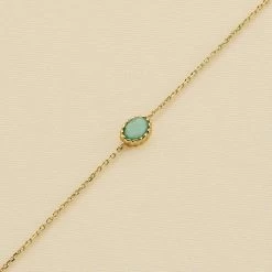 Bracelet Souple ATMA - Amazonite/ Jaune