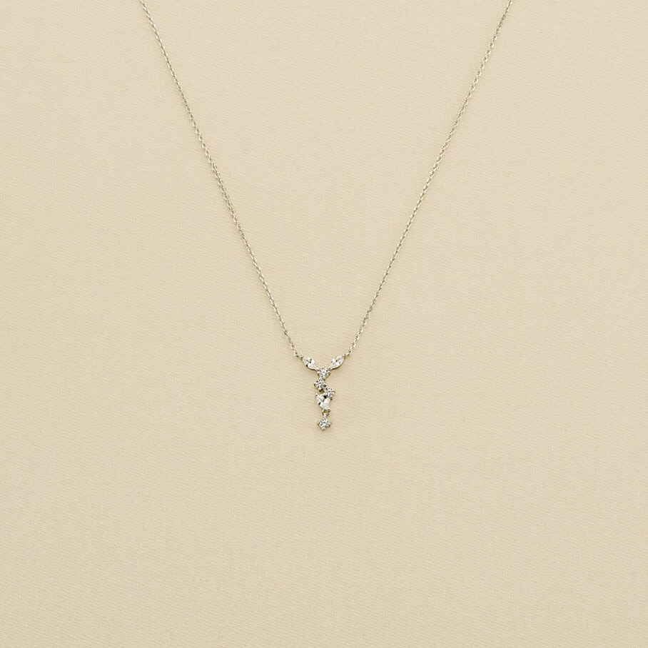 Collier Ras Du Cou PLEIADES - Cristal / Argenté 3 Collier Ras Du Cou PLEIADES - Cristal / Argenté