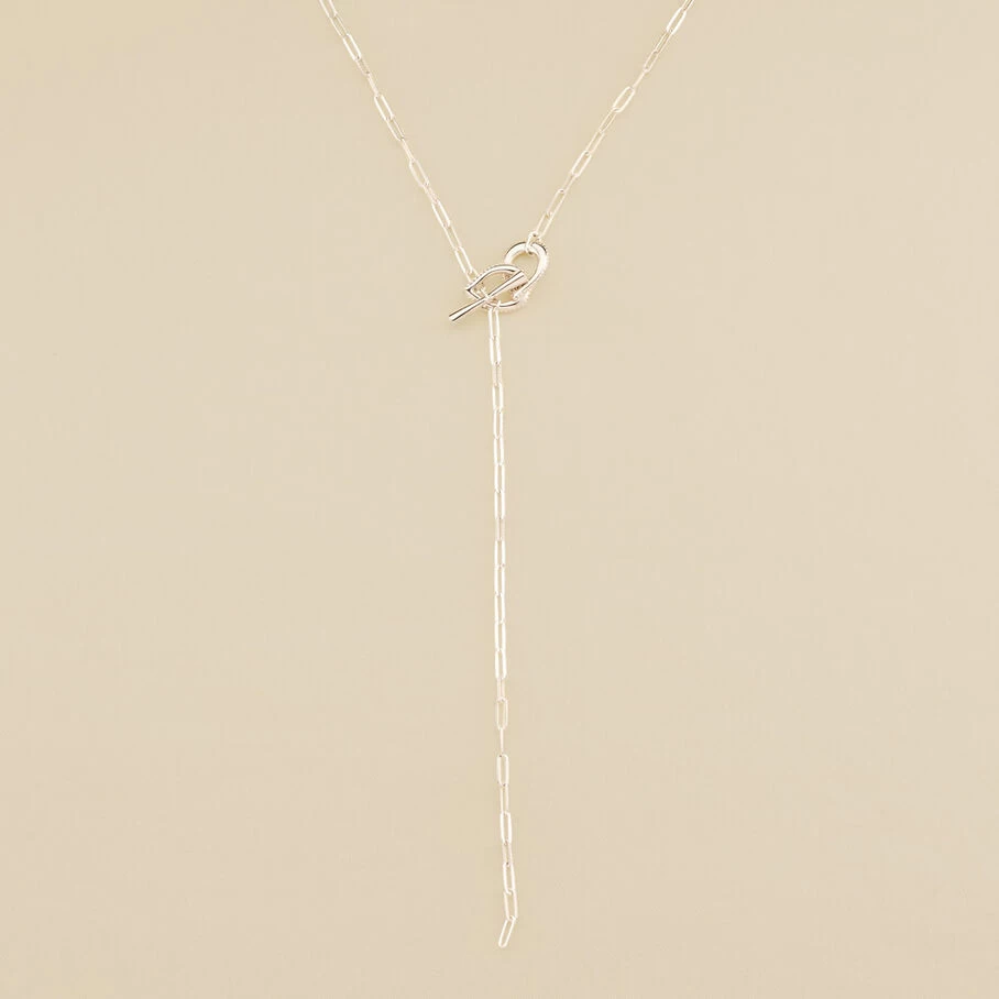 Sautoir GEMINI - Cristal / Argenté 3 Sautoir GEMINI - Cristal / Argenté