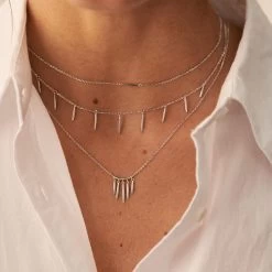 Collier Ras Du Cou RADIEUX - Argenté -Accessoires De Mode 02623710 050 TU M2