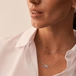 Collier Mi-long RADIEUX - Argenté -Accessoires De Mode 02623713 050 TU M2