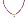 Collier Ras Du Cou BAIA - Fuchsia / Doré 2 Collier Ras Du Cou BAIA - Fuchsia / Doré -Accessoires De Mode 02651353 188 TU 01