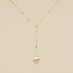 Accessoires De Mode 42 Collier Mi-long RODEO - Multicolore / Doré