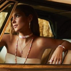 Collier Mi-long RODEO - Rose / Doré -Accessoires De Mode 02680192 315 TU M1