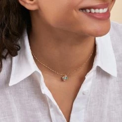 Collier Ras Du Cou ARLEQUIN - Multicolore / Doré 7 Collier Ras Du Cou ARLEQUIN - Multicolore / Doré -Accessoires De Mode 02681155 256 TU M1