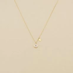 Collier Ras Du Cou CYCLADES - Rose Pâle/ Doré